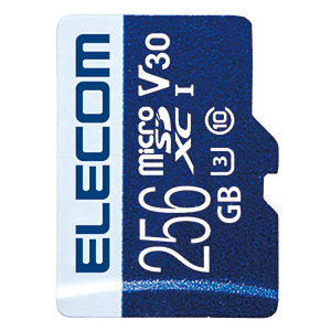 ELECOM microSDXCカード 256GB 82%OFF 防水性能IPX7 MF-MS256GU13V3R 売れ筋がひ贈り物！ UHS-#8544;U3 V30対応 データ復旧サービス付