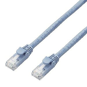 ELECOM LAN�P�[�u�� �X�^���_�[�h�^�C�v CAT6A�Ή� �P�� ���z���p�b�P�[�W ����60m �u���[ LD-GPAT/BU60/RS