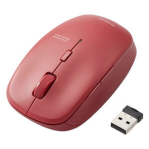 ELECOM �R�ۃ��C�����X�}�E�X ����2.4GHz���� BlueLED���� M�T�C�Y 5�{�^�� ���b�h M-BL21DBKRD