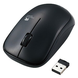 ELECOM RۃCX}EX sENELOt 2.4GHz ԊOLED MTCY 3{^ ubN M-IR07DRKBK