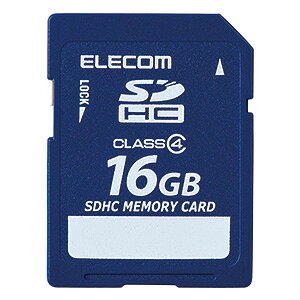 ELECOM SDHCJ[h 16GB Class4Ή f[^T[rXt MF-FSD016GC4R