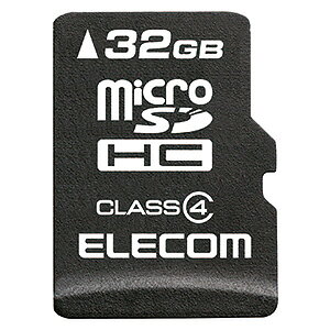 ELECOM microSDHCJ[h 32GB h\IPX7 Class4Ή f[^T[rXt MF-MSD032GC4R