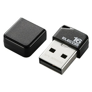ELECOM Lbv^USB USB2.0Ή 16GB ubN MF-SU2B16GBK