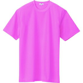 アイトス 吸汗速乾(クールコンフォート)半袖Tシャツ(ポケット無し)(男女兼用) ピンク SS AZ10574060SS