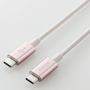ELECOM USB2.0�P�[�u�� TypeC-TypeC �ϋv�^�C�v PD�Ή� ����2.0m �s���N MPA-CCPS20PNPN