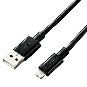 ELECOM Lightning�P�[�u�� TypeA-Lightning �ϋv�^�C�v ����2.0m �u���b�N MPA-UALPS20BK