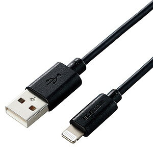 ELECOM Lightning�P�[�u�� TypeA-Lightning �X�^���_�[�h�^�C�v ����0.5m �u���b�N MPA-UAL05BK