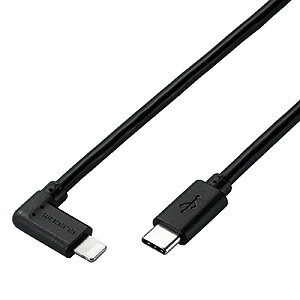 ELECOM LightningP[u TypeC-Lightning LRlN^ Rۃ^Cv PDΉ 1.2m ubN MPA-CLL12BK