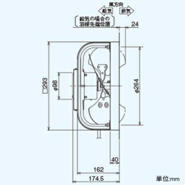 楽天市場】東芝 有圧換気扇 産業用換気扇 低騒音給気運転可能 単相100V 