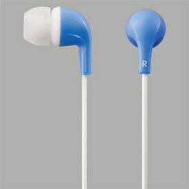 ELECOM ステレオヘッドホン 密閉型 耳栓Y型コード1.2m ブルー EHP-CN300ABU1