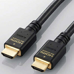 ELECOM �E���g���n�C�X�s�[�hHDMI�P�[�u�� �C�[�T�l�b�g�Ή� 8K�E4K�E2K�Ή� �P�[�u����5m DH-HD21E50BK