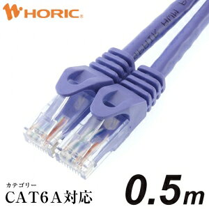 �z�[���b�N LAN�P�[�u�� UTP �J�e�S���[6A 0.5m �p�[�v�� LC05-510RB