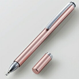 ELECOM タッチペン ディスクペン先約7mm マグネットキャップ付 ピンク P-TPD02PN