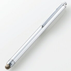 ELECOM タッチペン 導電繊維ペン先約6mm シルバー P-TPS03SV