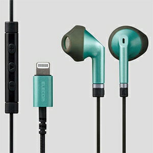 ELECOM �X�e���I�w�b�h�z�� ��FAST MUSIC�� ���@�\�����R���}�C�N���� �C���i�[�C���[���ϋvY�^�R�[�h1.2m �O���[�� EHP-LFS10IMGR