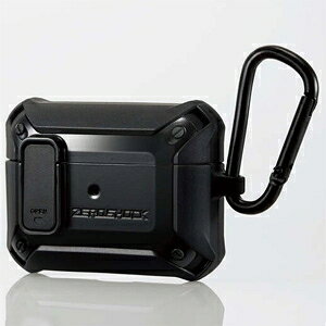 ELECOM AirPods PropZEROSHOCK LockP[X 2019Nfp LECX[dΉ bN@\ Jrit ubN AVA-AP2ZEROLBK