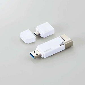 ELECOM LightningRlN^USB3.2 Gen1 MF-LGU3B128GWH