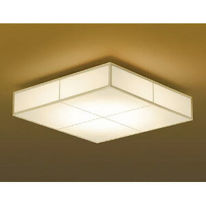コイズミ照明 LED一体型和風シーリングライト 〜4.5畳用 調光 電球色 リモコン付 白木枠 AH51059