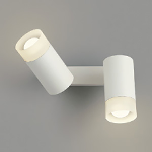 コイズミ照明 LEDシリンダースポットライト フランジタイプ 白熱球60W×2灯相当 散光配光 非調光 昼白色 ランプ付 AB51749：電材堂