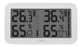 ドリテック コードレス温湿度計 O-419WT