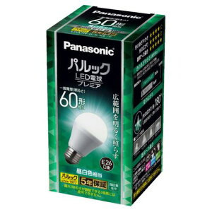 パナソニック LED電球 一般電球タイプ 60形相当 広範囲を照らすタイプ E26口金 昼白色相当 LDA7N-G/S/K6/F