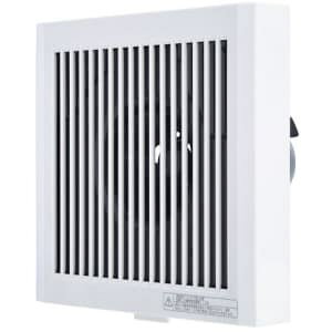 三菱 パイプ用ファン 居室・トイレ・洗面所用 角形格子グリル 電源コード(プラグ付) 接続パイプ:φ100mm V-08KPL4