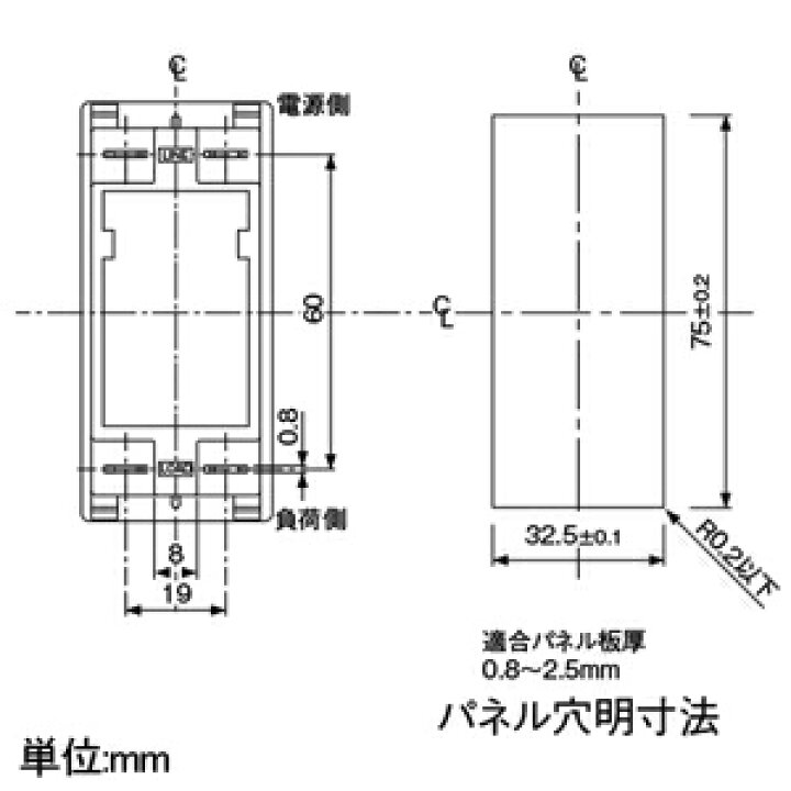 楽天市場】パナソニック 機器組込用漏電ブレーカ 2P2E 15A 感度電流 