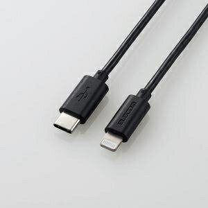 ELECOM USB C-Lightning�P�[�u��/�X�^���_�[�h/0.5m/�u���b�N MPA-CL05BK
