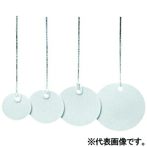 未来工業 線名札 ≪カラーエフ≫ プラスチック製 丸形 φ35mm ヒモ長さ160mm KF-35HW