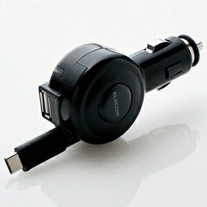 ELECOM ԍڏ[d Type-CP[ǔ^ 莮 vőo3A USB-A×1|[g P[u60cm ubN MPA-CCC04BK