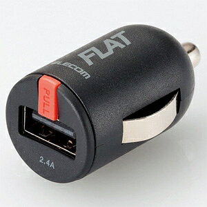 ELECOM ԍڏ[d RpNg^Cv o̓^Cv őo2.4A USB-A×1|[g MPA-CCU11BK