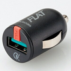 ELECOM ԍڏ[d RpNg^Cv QuickChargeΉ [d^Cv őo3A USB-A×1|[g MPA-CCUQ03BK