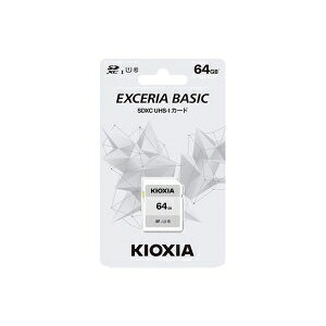 KIOXIA SDXC[J[h UHS-I 64GB x[VbNf KCA-SD064GS