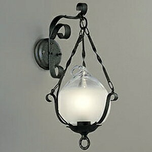 オーデリック LEDブラケットライト 高演色LED 白熱灯器具40W相当 LED電球シャンデリア球形 口金E17 電球色 OB081027LCR