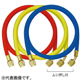 アサダ 5/16''チャージングホースプラスⅡ 長さ152cm ムシ押し付 黄 Y21505