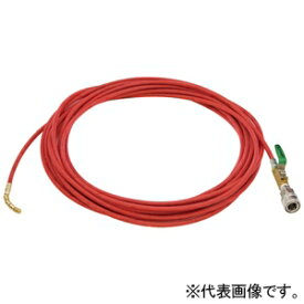 アサダ 1/4''PS洗管ホース SUSワンタッチカプラ コック無 長さ20m HD03310