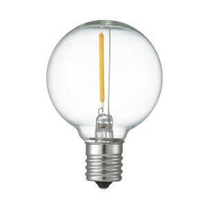 電材堂 フィラメントLED 10W G50 ボール形 E17 クリア LDG1LG50E17C2DNZ