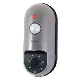 電材堂 本物そっくりセンサーダミーカメラ 屋外軒下設置用 電池式 SD-DM1DNZ