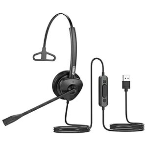 Fanvil �L���w�b�h�Z�b�g �Ў��^�C�v QD-RJ9�w�b�h�Z�b�g ���m�����w�b�h�Z�b�g FAN-HT301-RJ9
