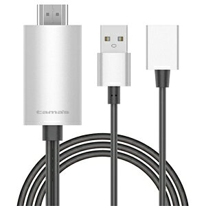 �����d�q�H�� HDMI�P�[�u�� iPhone�EiPad�p �t��HD�Ή� �𑜓x1920×1080�s�N�Z�� �P�[�u����2m �u���b�N TSK72H20K
