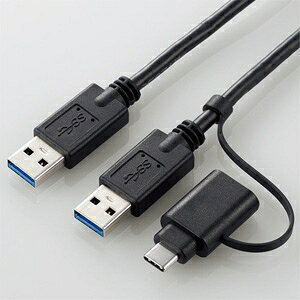 ELECOM NP[u USB3.0Ή Type-CϊA_v^t WindowsEMacΉ P[u1.5m UC-TV6BK