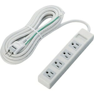 ELECOM 3�s���v���O�Ή��^�b�v 3�s�� 4�� 180°�X�C���O�v���O �R�[�h��5m T-T01-3450WH/RS