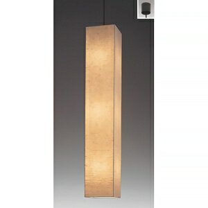 遠藤照明 LED和風ペンダントライト 角型 引掛シーリングタイプ フロストクリプトン球25W形×3相当 調光対応 E17口金 ERP7118NC