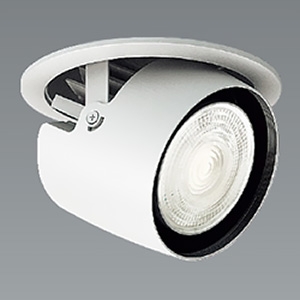 遠藤照明 LEDダウンスポットライト 1400TYPE CDM-R35W器具相当 埋込穴φ100mm 広角配光 位相制御調光 ERD6771W+RX-408N