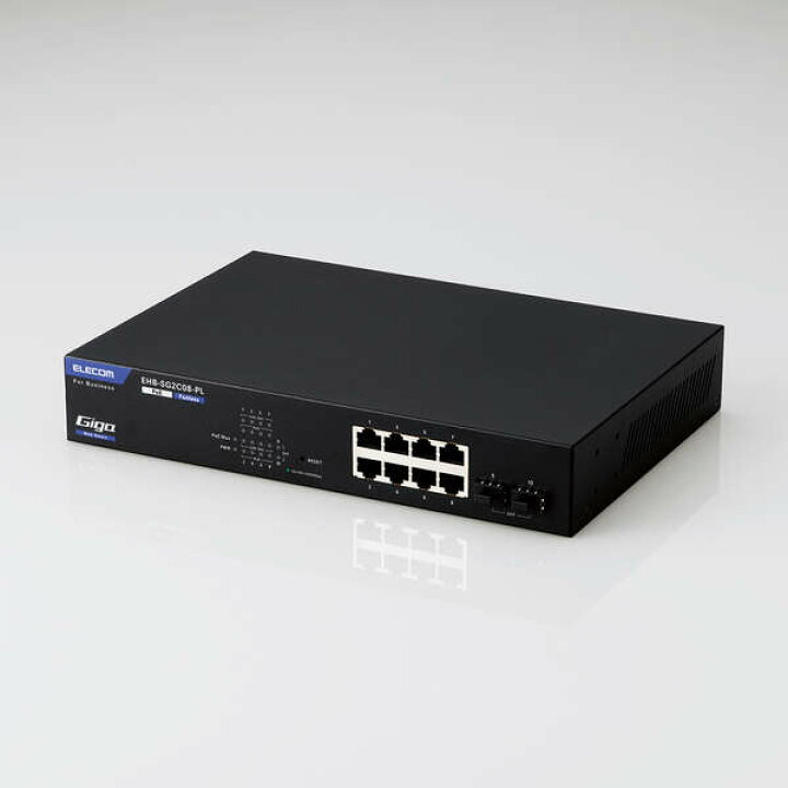 楽天市場】ELECOM レイヤー2 Giga対応 PoE Webスマートスイッチ EHB 