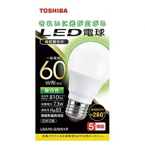 ���� LED�d�� A�` ��ʓd���` 60W���� �S���� �����F E26 LDA7N-G/60V1R