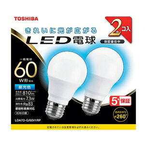 ���� LED�d�� A�` ��ʓd���` 60W���� �S���� �����F E26 2P LDA7D-G/60V1RP