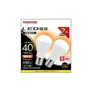  yP[X̔ 5ZbgzLEDd ~jN` 40W Lz dF E17 2P LDA4L-G-E17S40V2RP