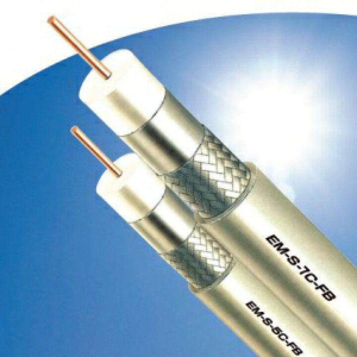 楽天市場】富士電線 エコ電線 衛星放送受信屋内用同軸ケーブル 灰色 