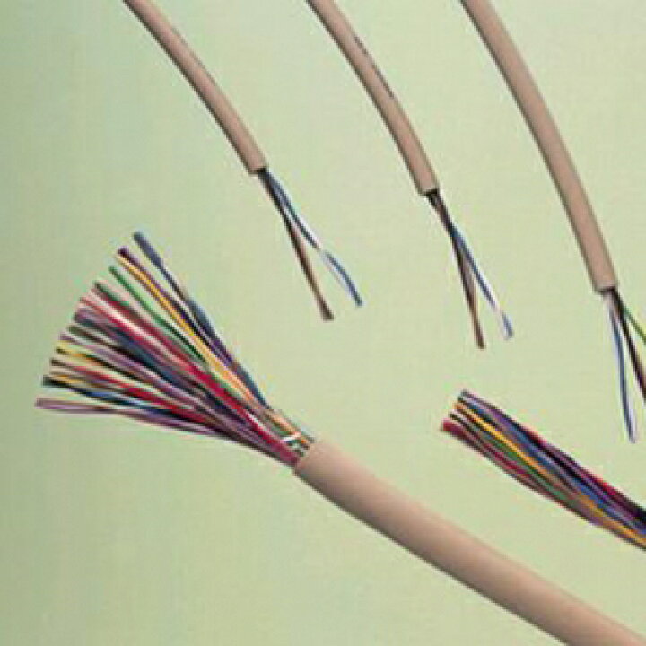 楽天市場】富士電線 エコ電線 電子ボタン電話用ケーブル 0.5mm×2P×200m 